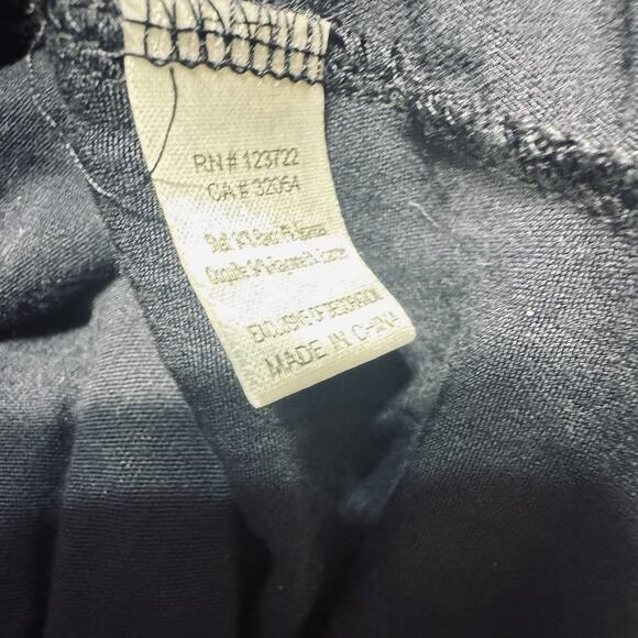 Anthropologie A Common Thread Blouse Obi Patchwork Belt Sash Boho Navy Blue Top - Picture 6 of 7